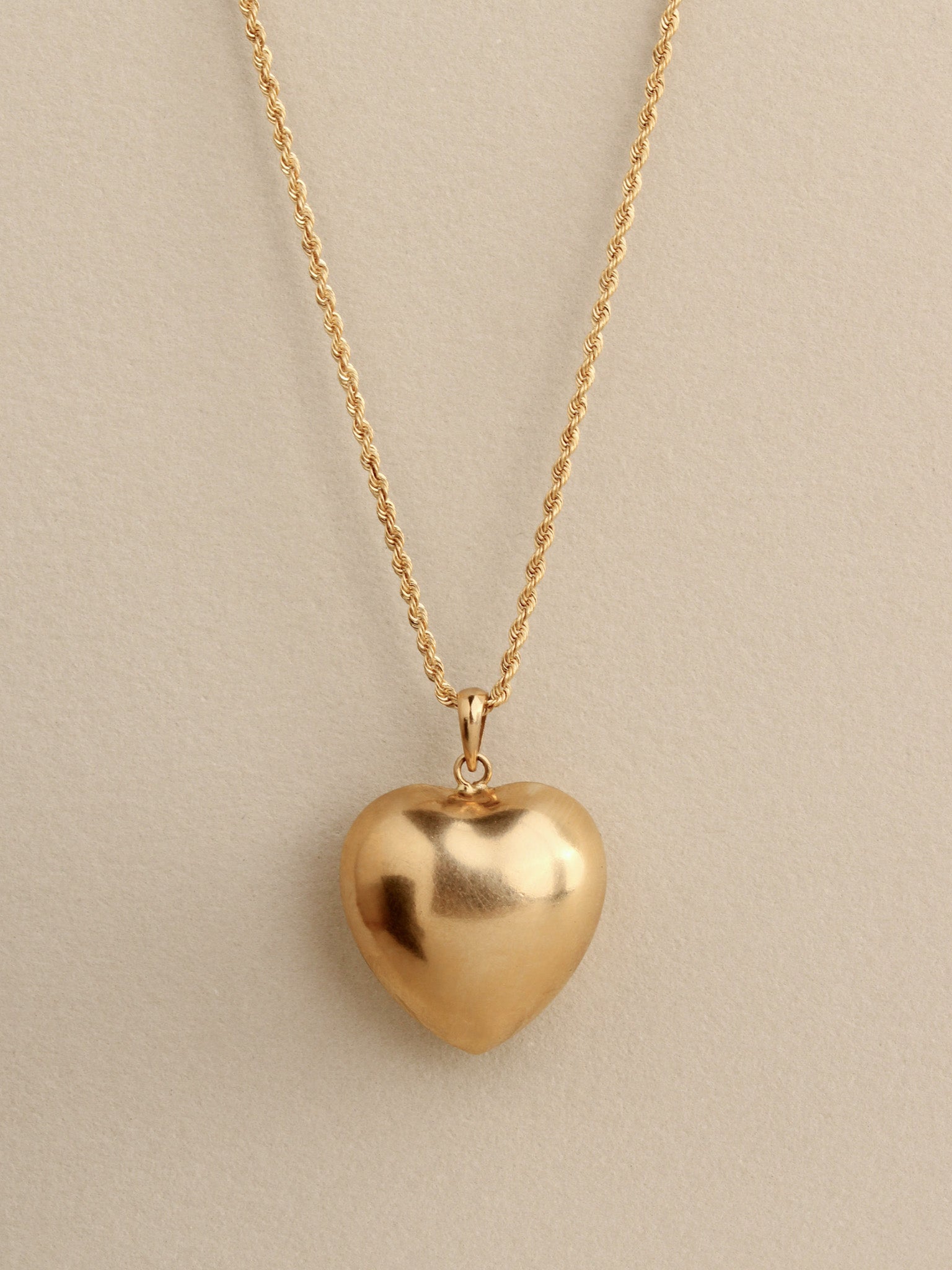 XL Puffy Heart Charm