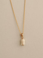 Mother of Pearl Rosette Necklace