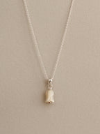 Mother of Pearl Rosette Necklace