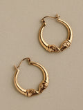 Rams Head Earrings, 14k