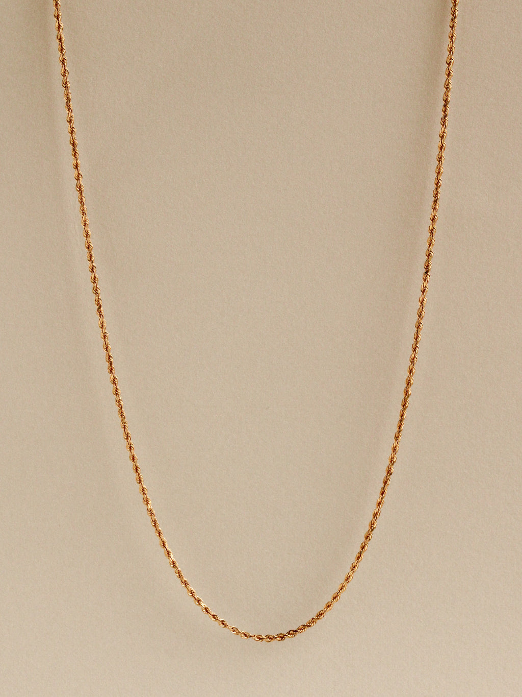 Rope Chain, 20", 14k