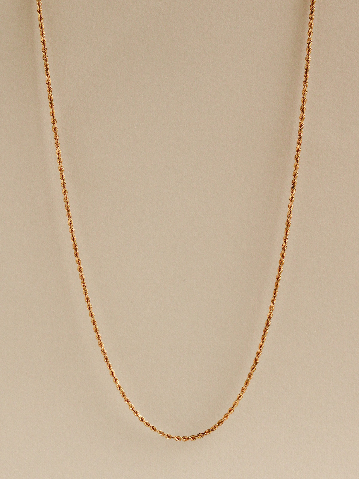 Rope Chain, 20", 14k