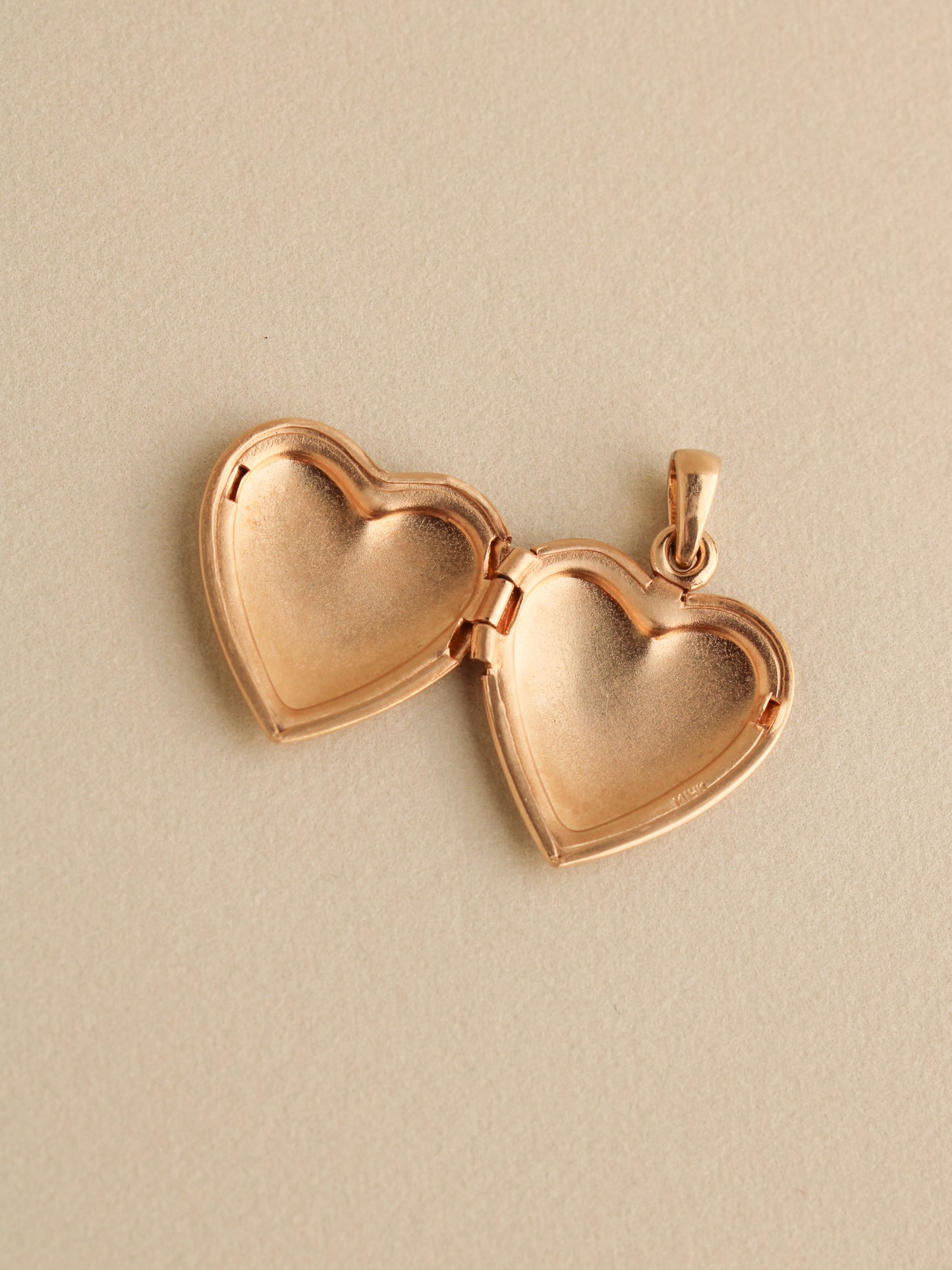 Large Heart Locket, 14k