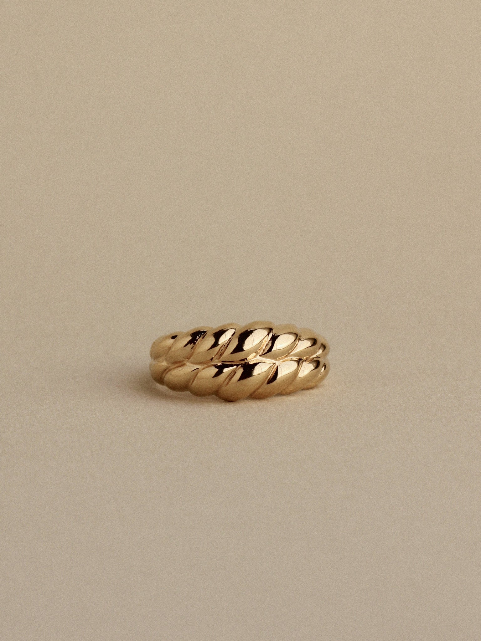 Croissant Dome Ring