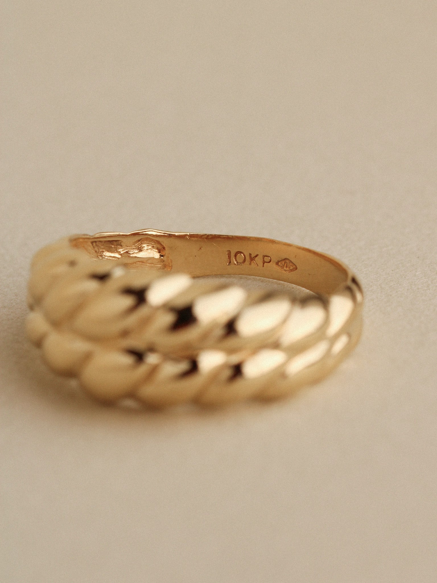 Croissant Dome Ring
