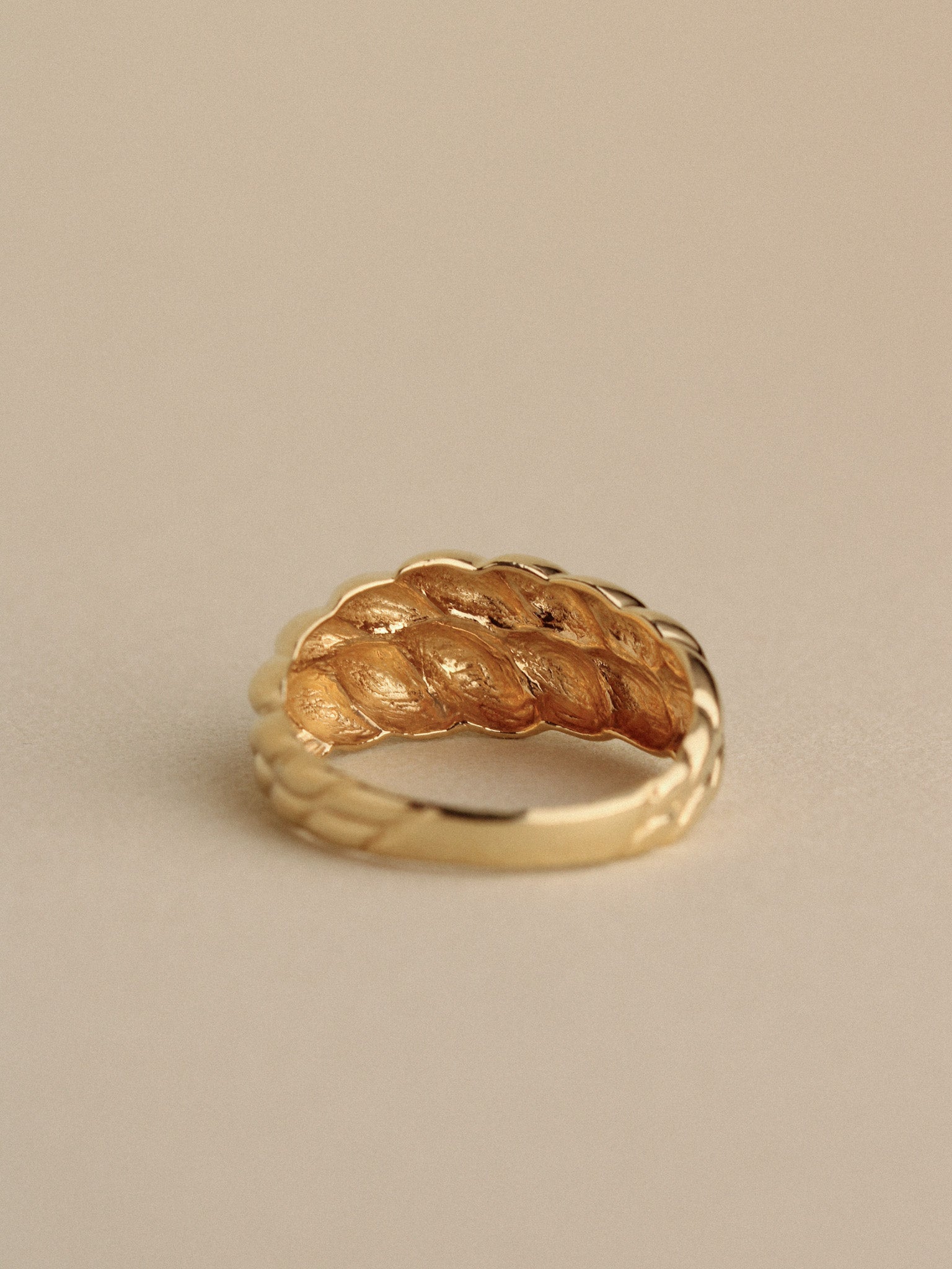 Croissant Dome Ring