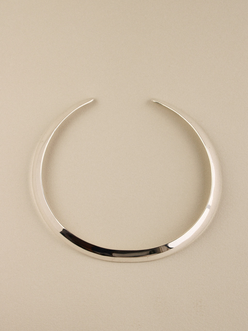 Wide Sterling Collar