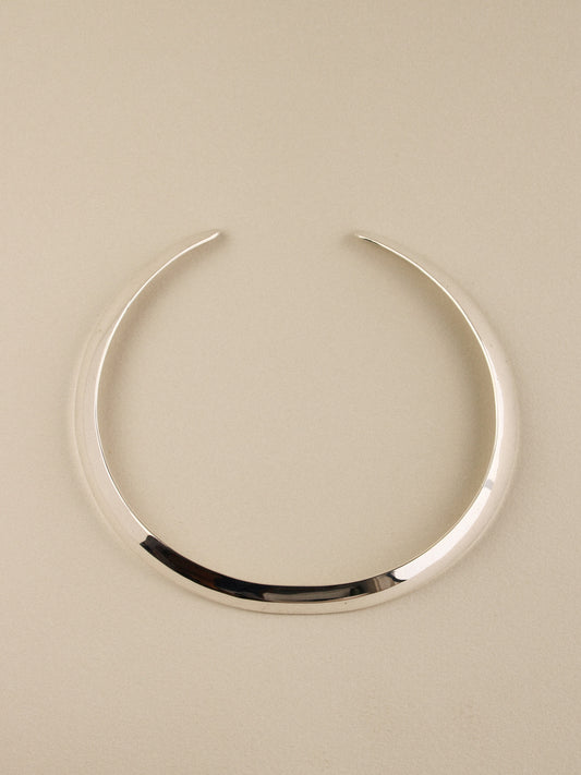 Wide Sterling Collar