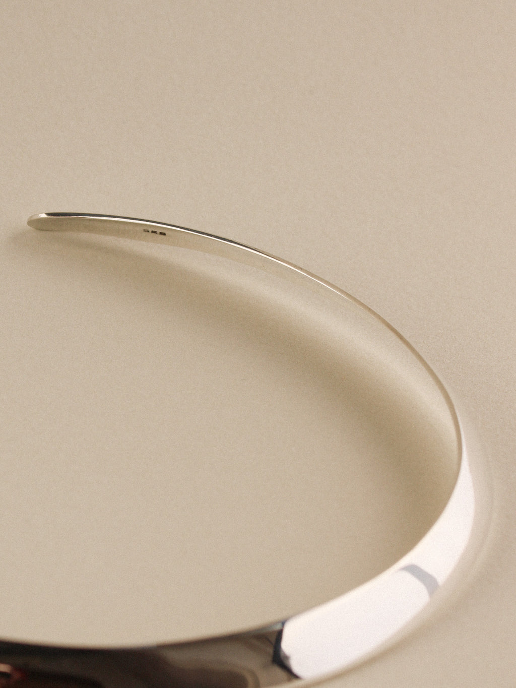 Wide Sterling Collar
