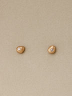 Diamond Pebble Studs