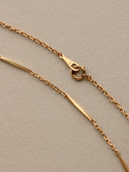 Geometric Bar Chain, 18k