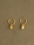 Shell Charm Hoop Samples