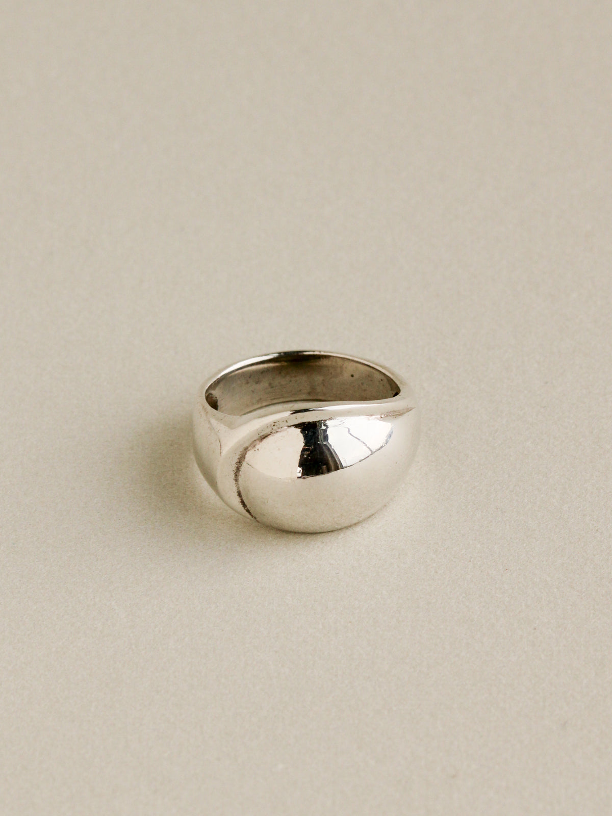 Asymmetrical Dome Ring