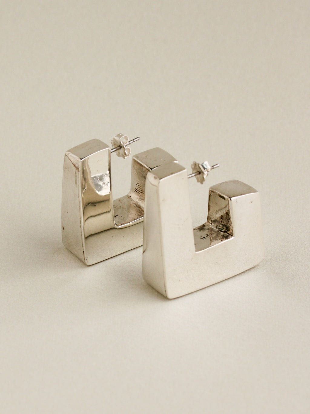 Cubist Hoop Earrings