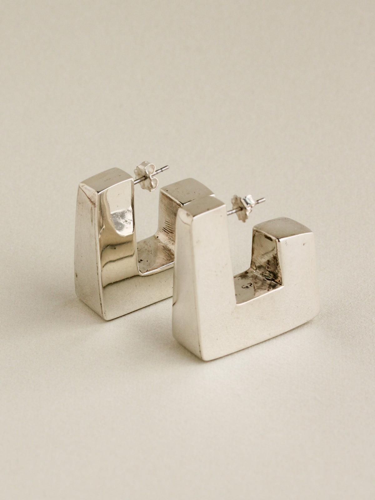 Cubist Hoop Earrings