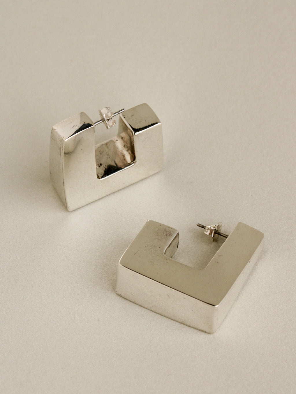 Cubist Hoop Earrings