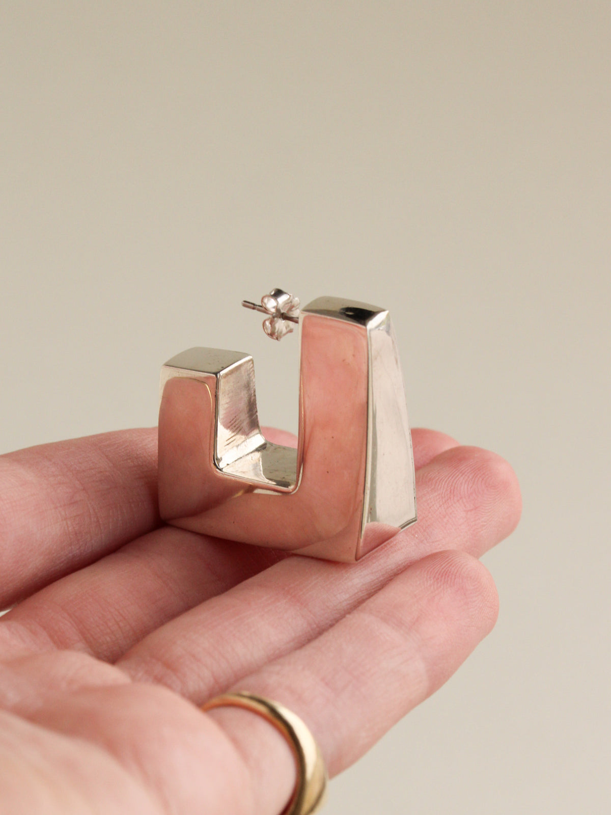 Cubist Hoop Earrings