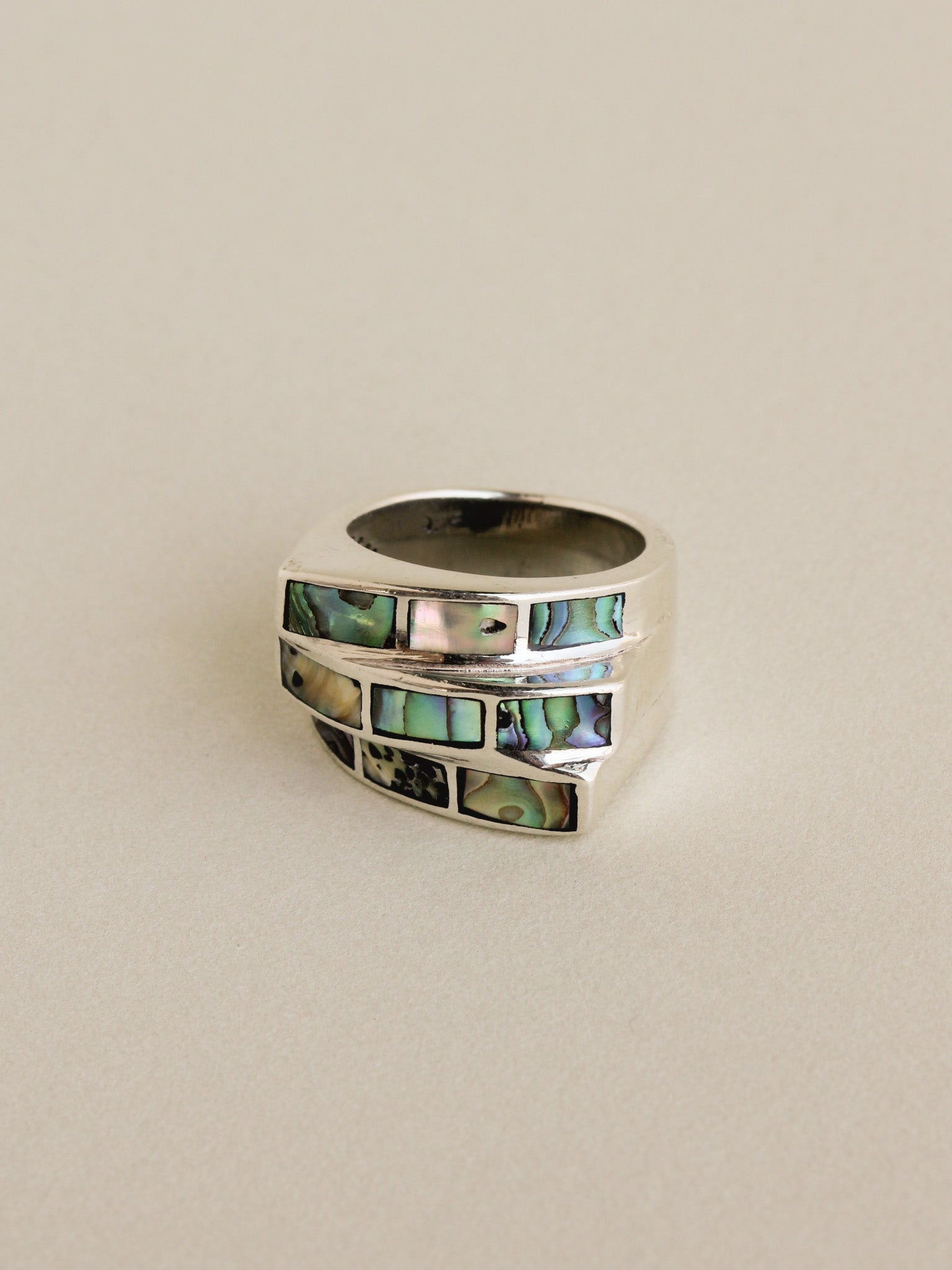 Abalone Inlay Ring