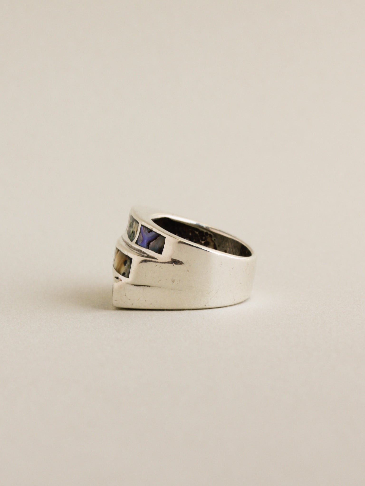 Abalone Inlay Ring