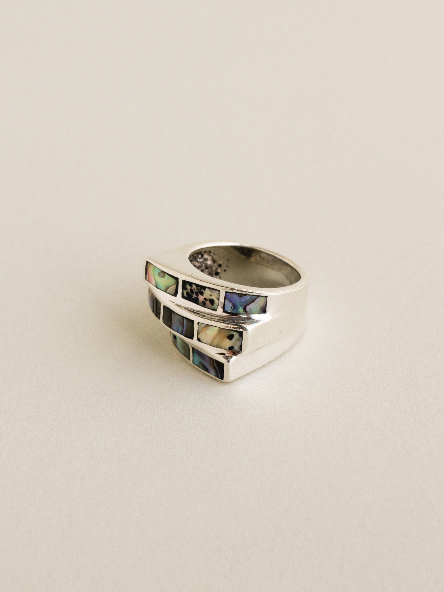 Abalone Inlay Ring