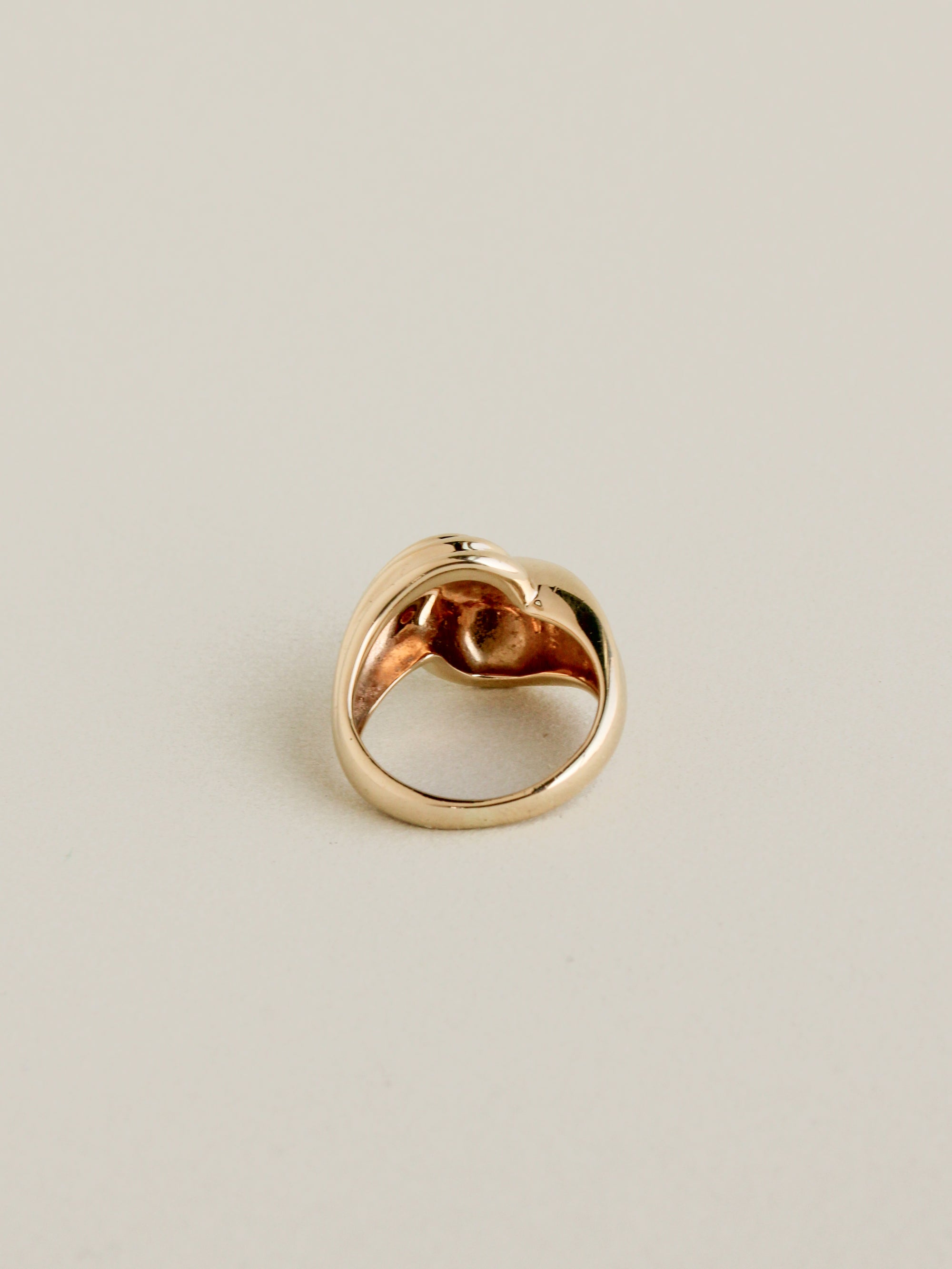 80's Ridged Dome Ring