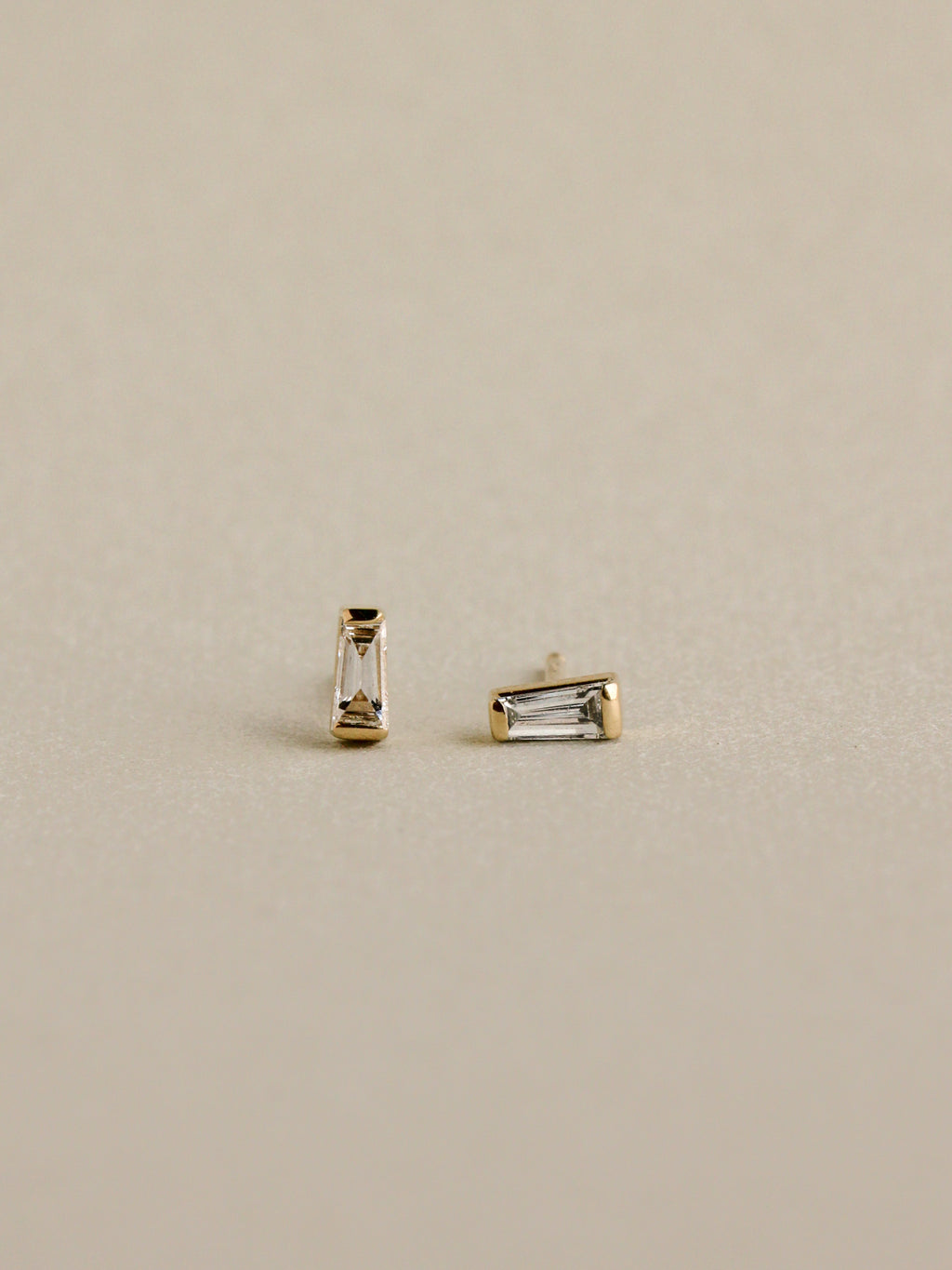Tapered Baguette Diamond Studs