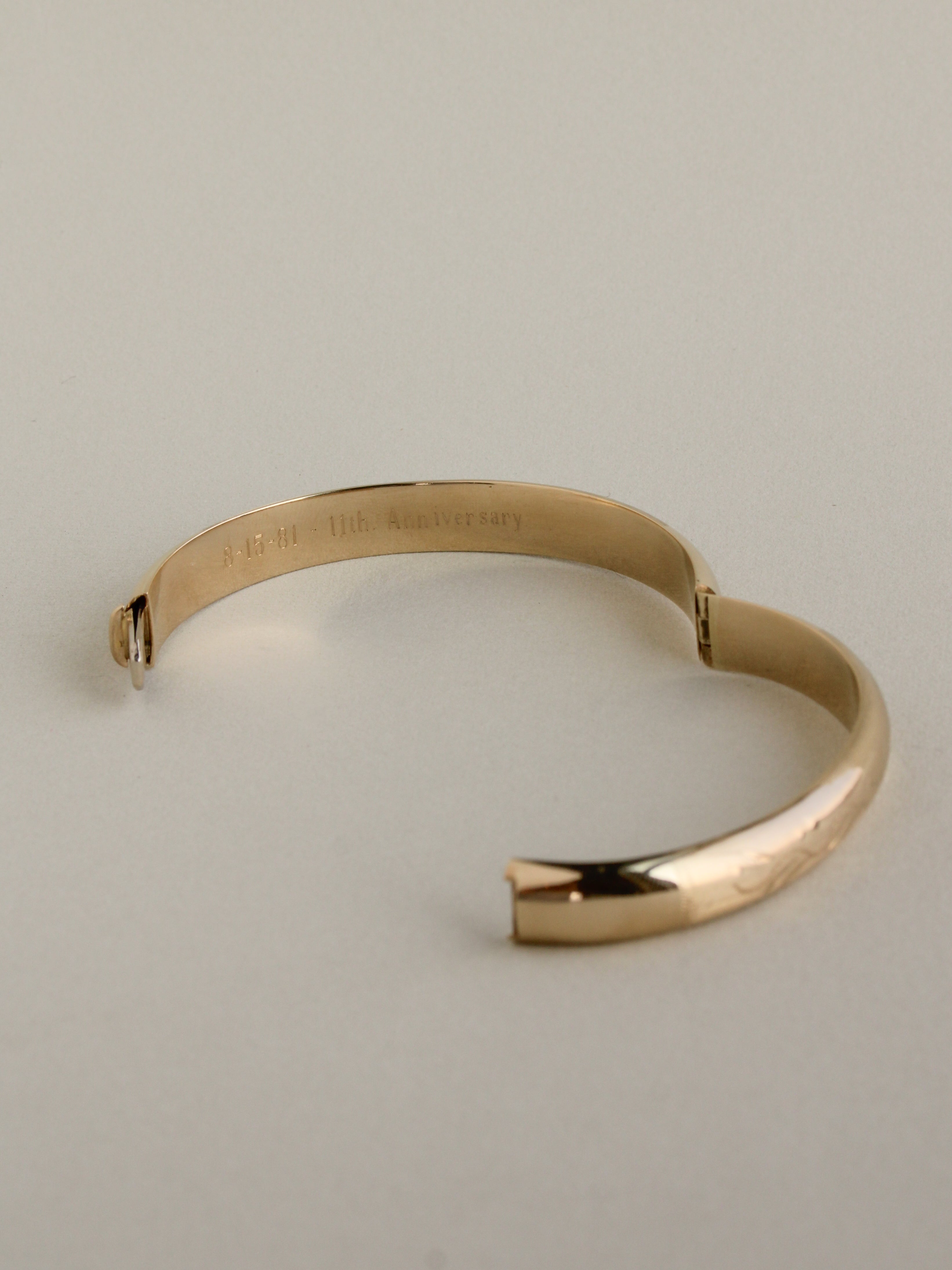 Engraved Bangle – Rackk & Ruin