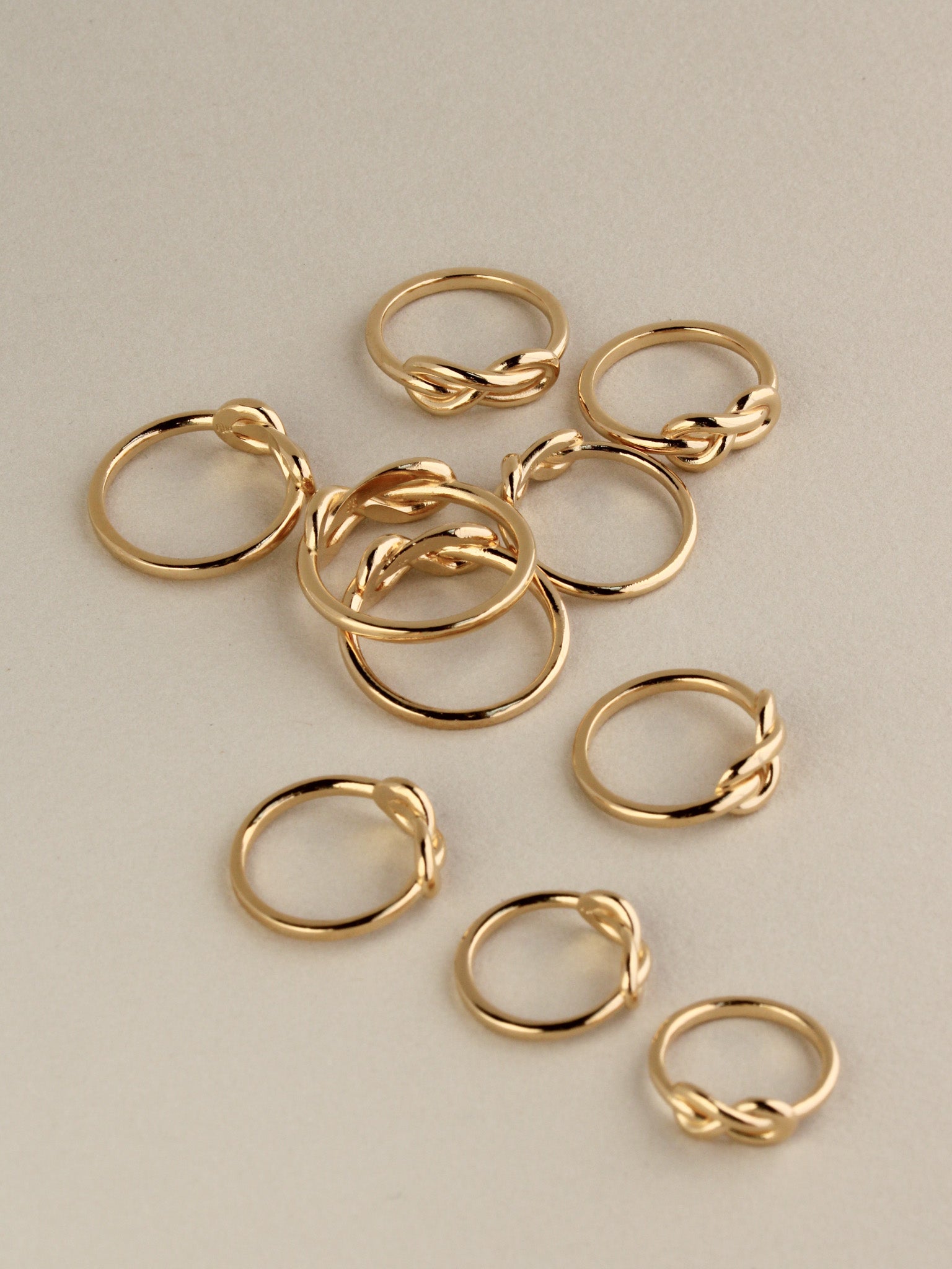 Figure Eight Knot Ring Samples