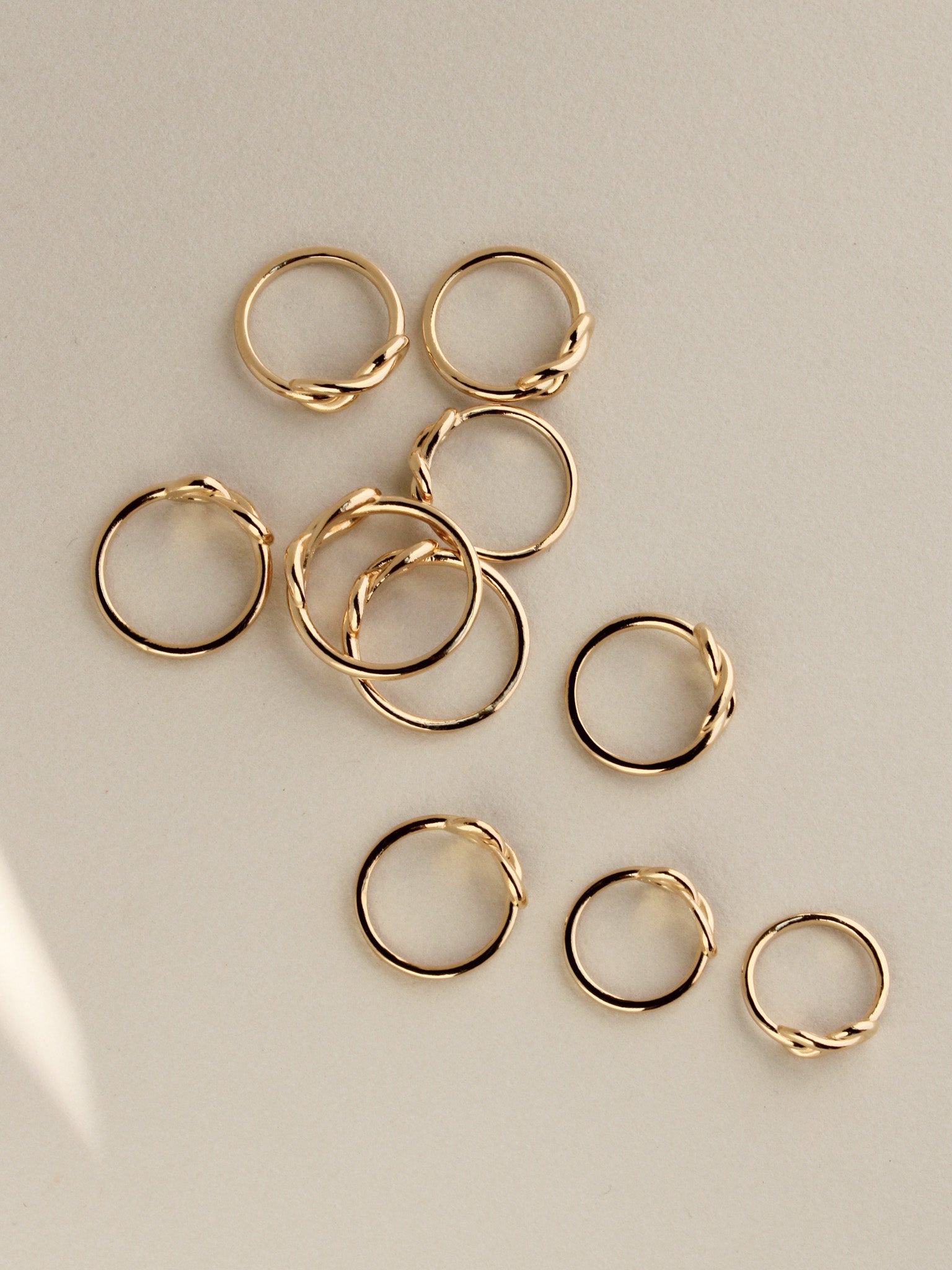 Figure Eight Knot Ring Samples