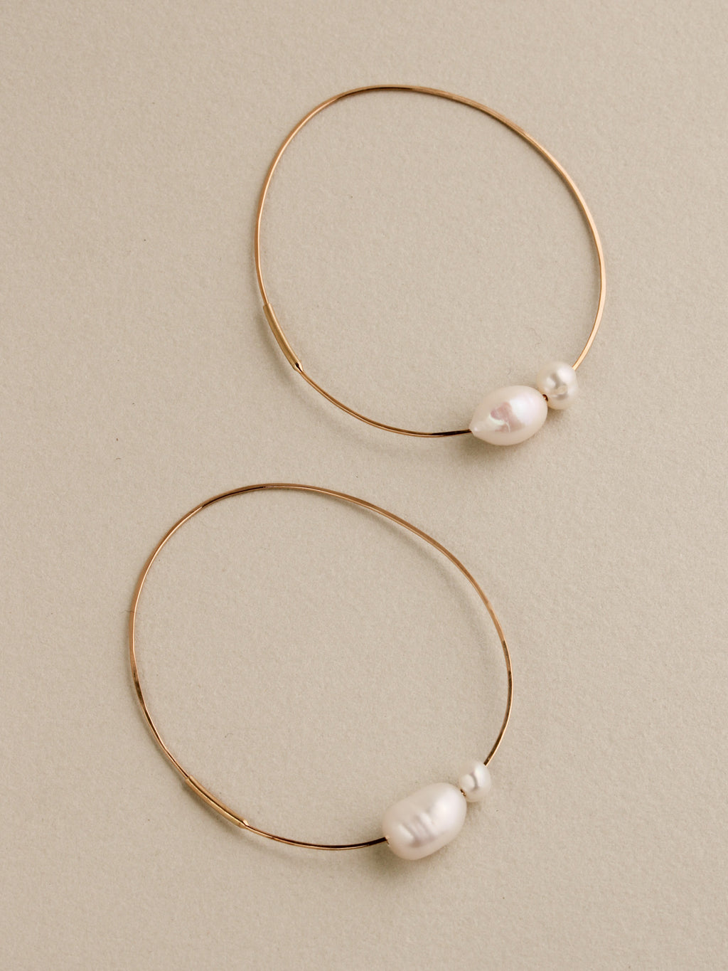 Pearl Infinity Hoops