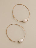 Pearl Infinity Hoops
