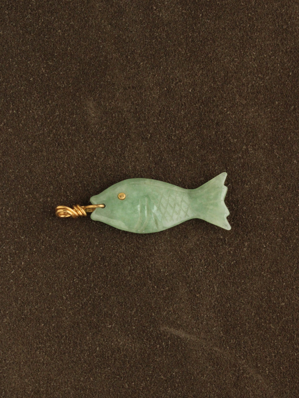 Jade Fish Charm