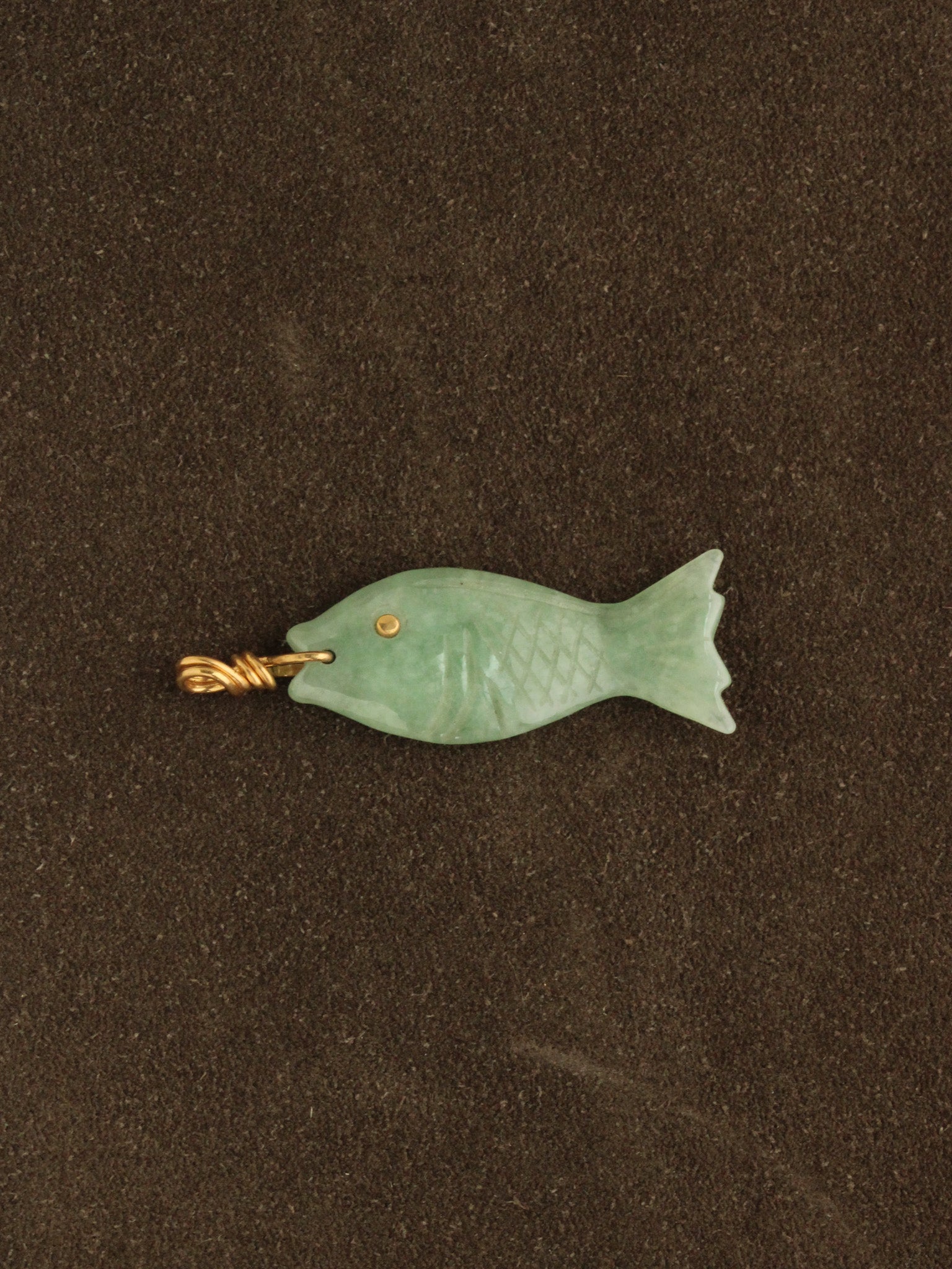 Jade Fish Charm