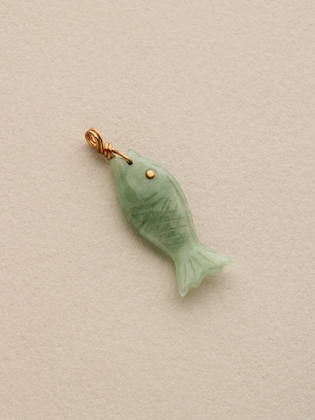 Jade Fish Charm