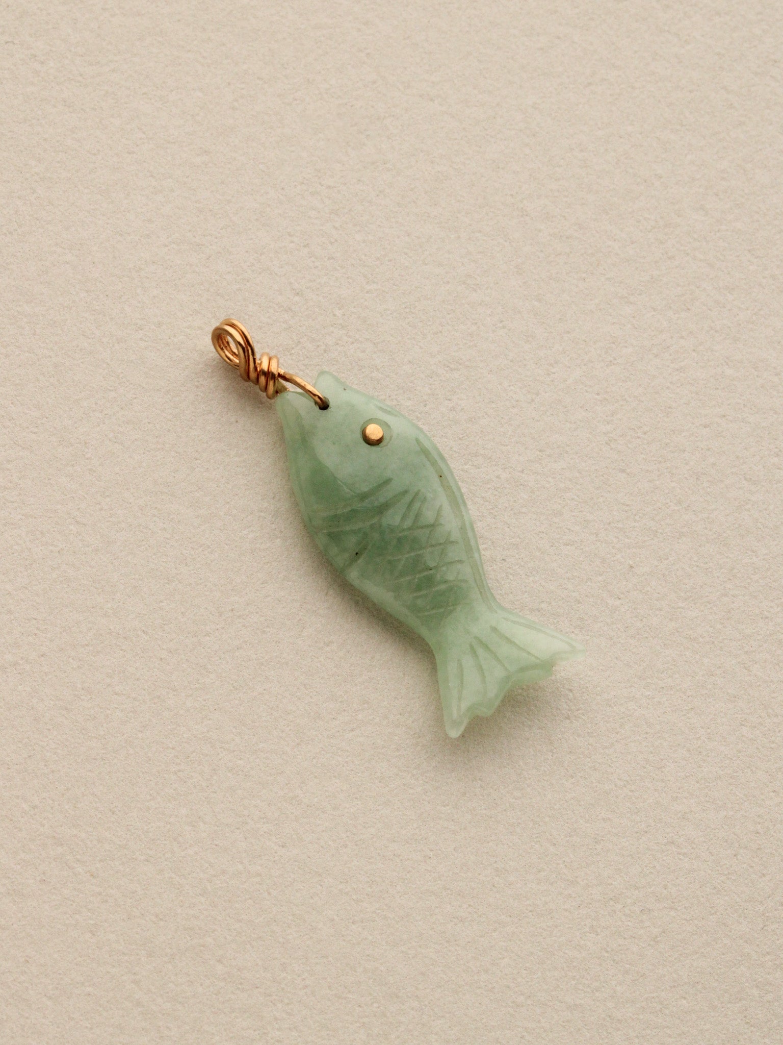 Jade Fish Charm