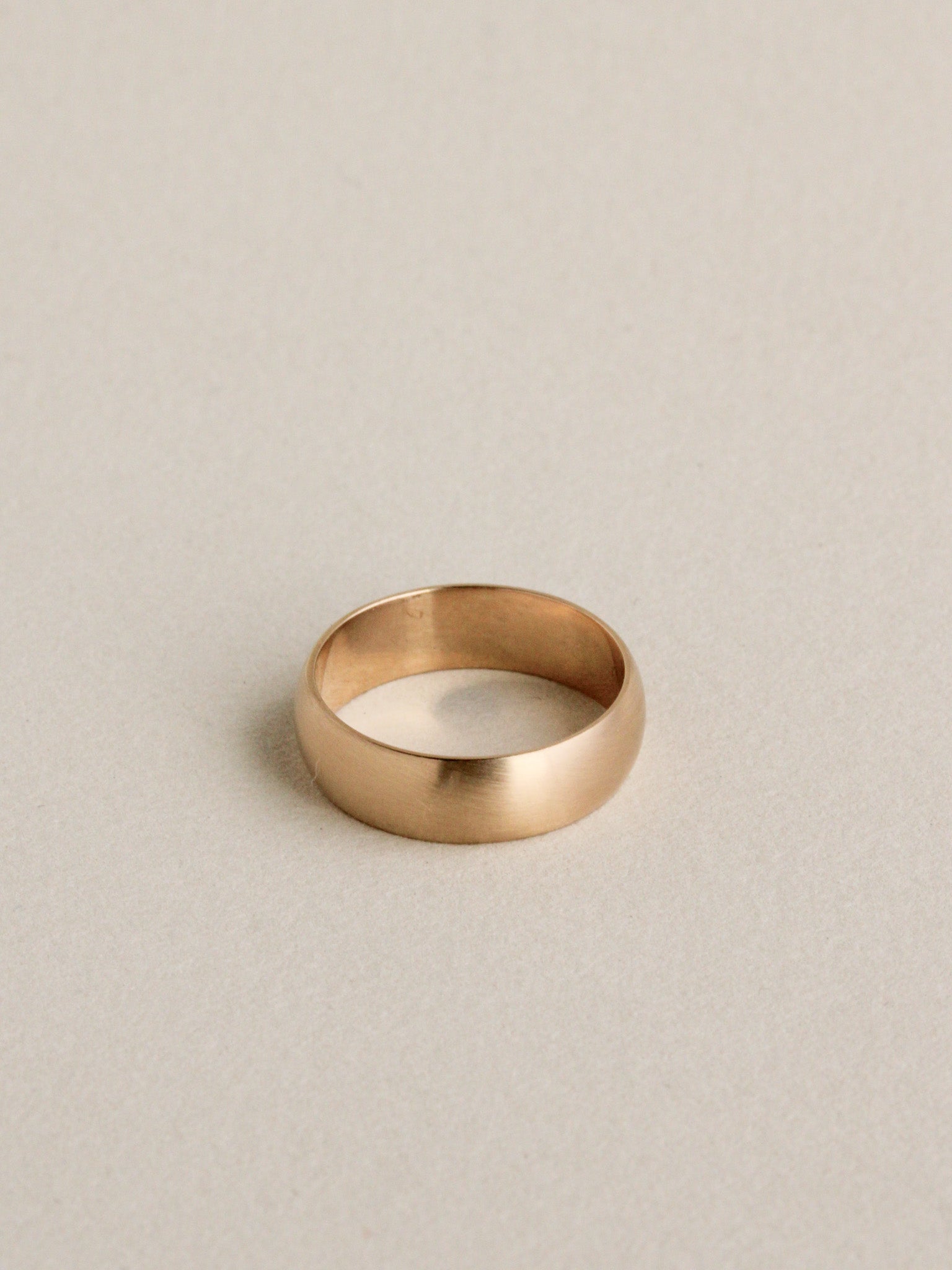 Half Round Wedding Band