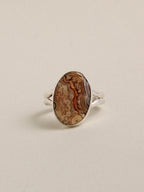 Crazy Lace Agate Ring