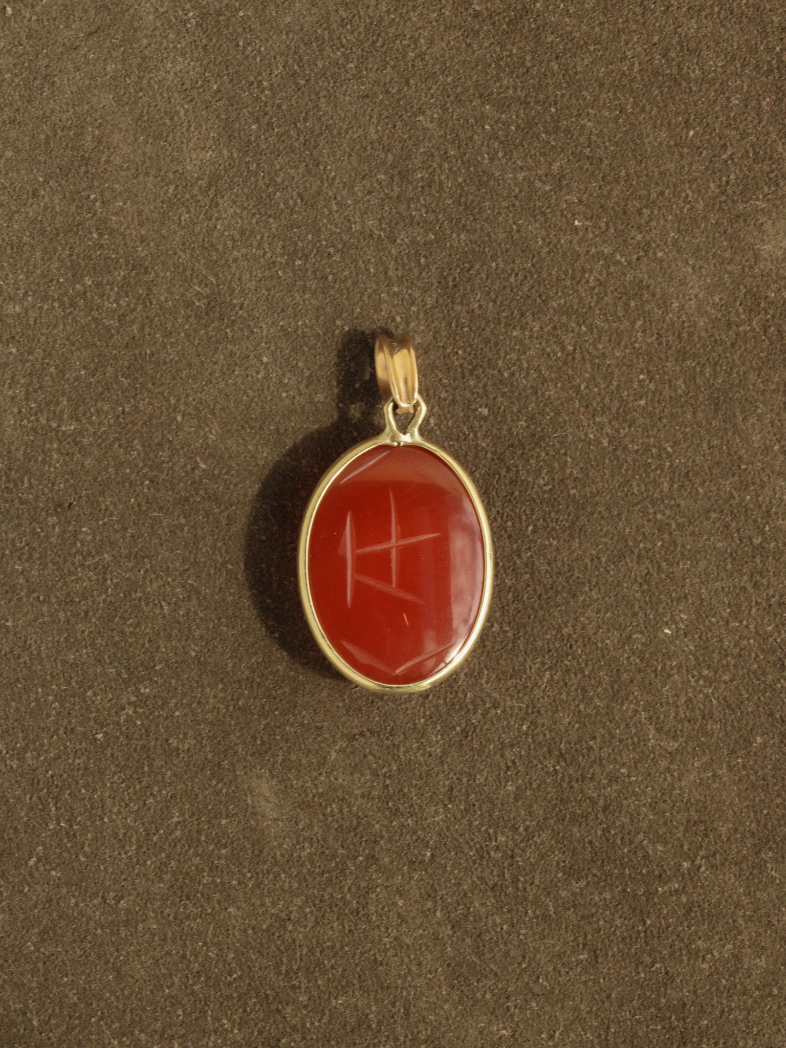 Stone Scarab Charm