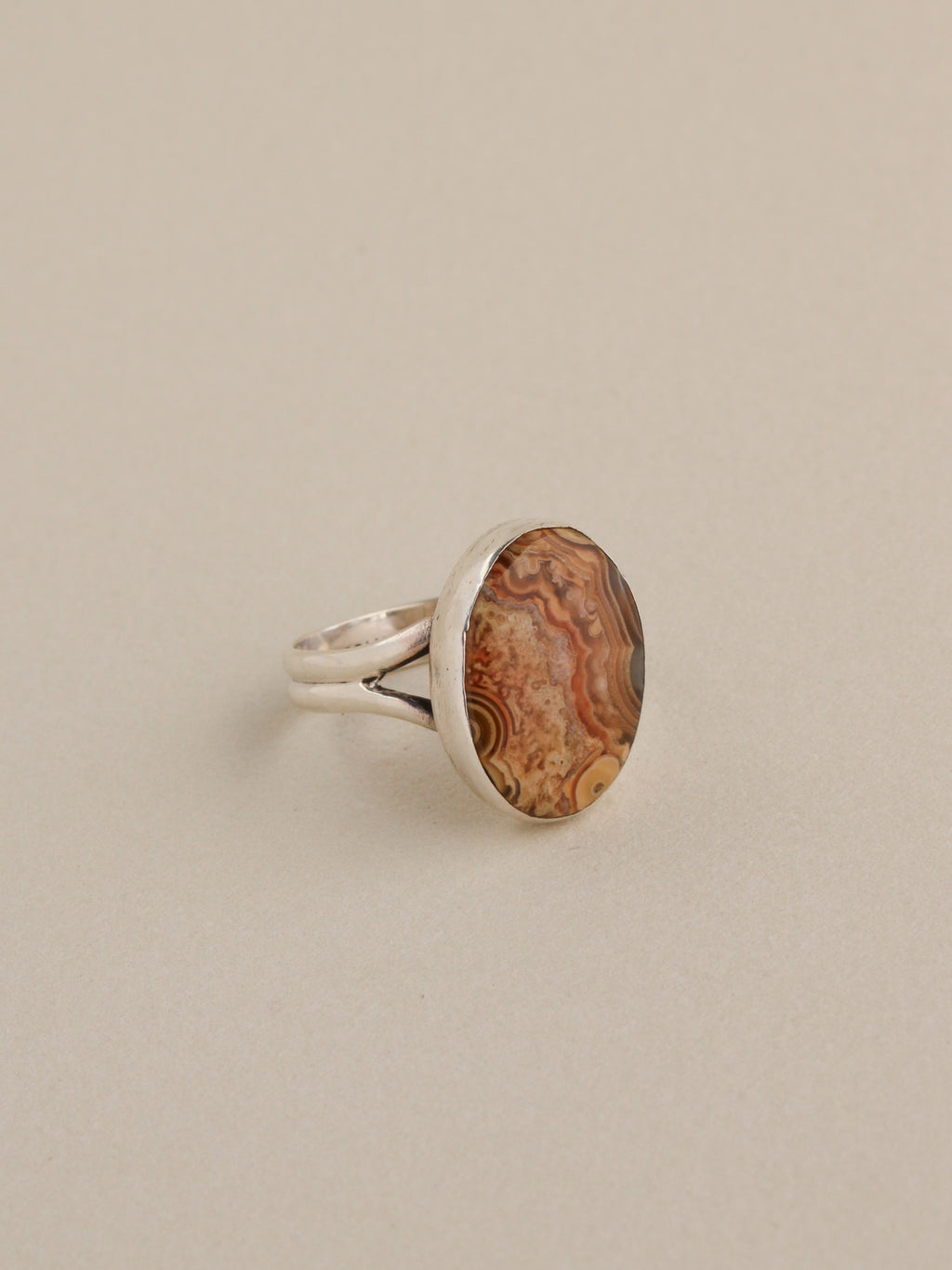 Crazy Lace Agate Ring