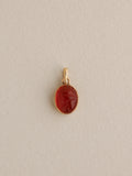 Carnelian Scarab Charm