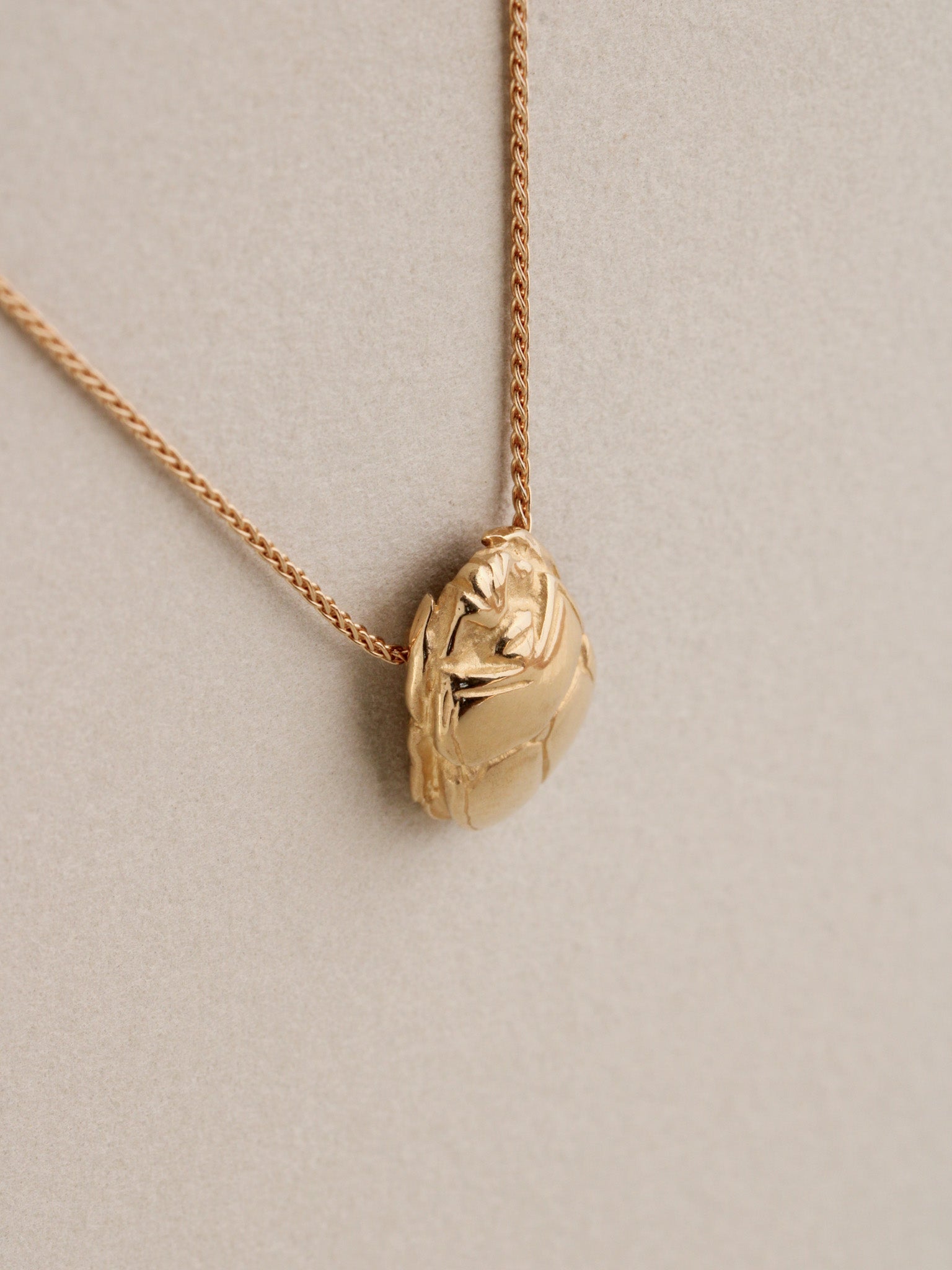 Sun Scarab Necklace