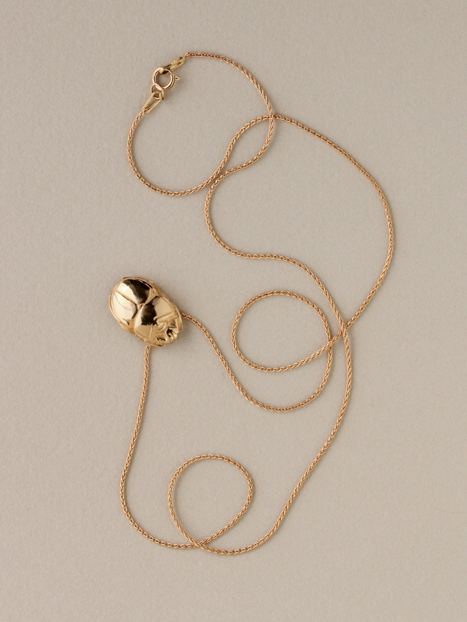 Sun Scarab Necklace