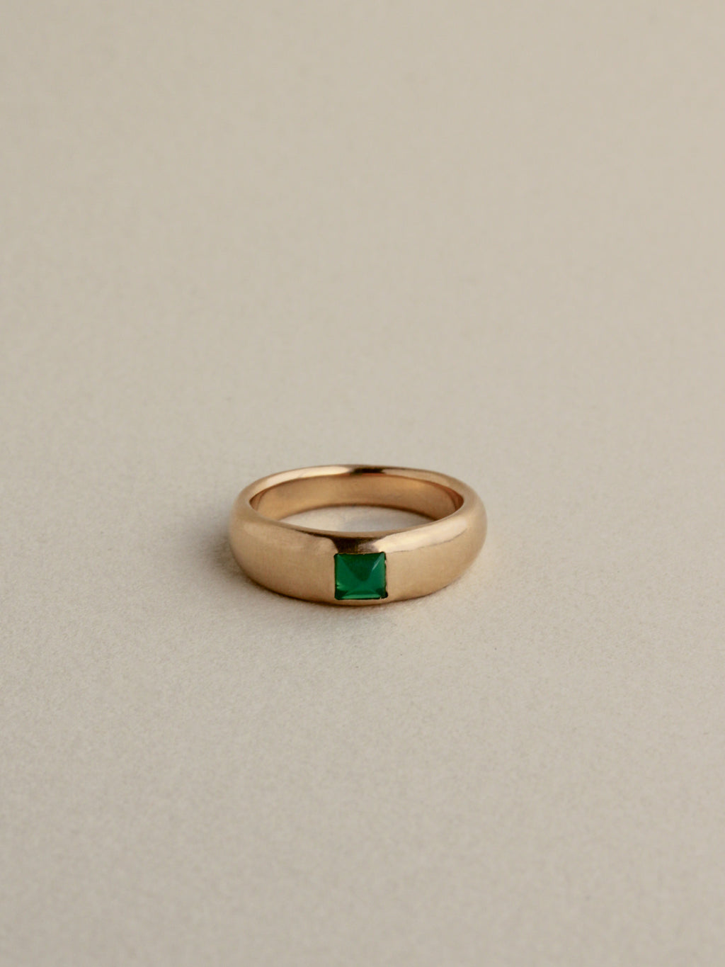 Sculpted Green Onyx Ring