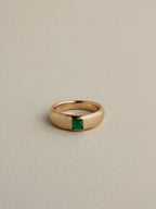 Sculpted Green Onyx Ring