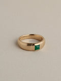 Sculpted Green Onyx Ring