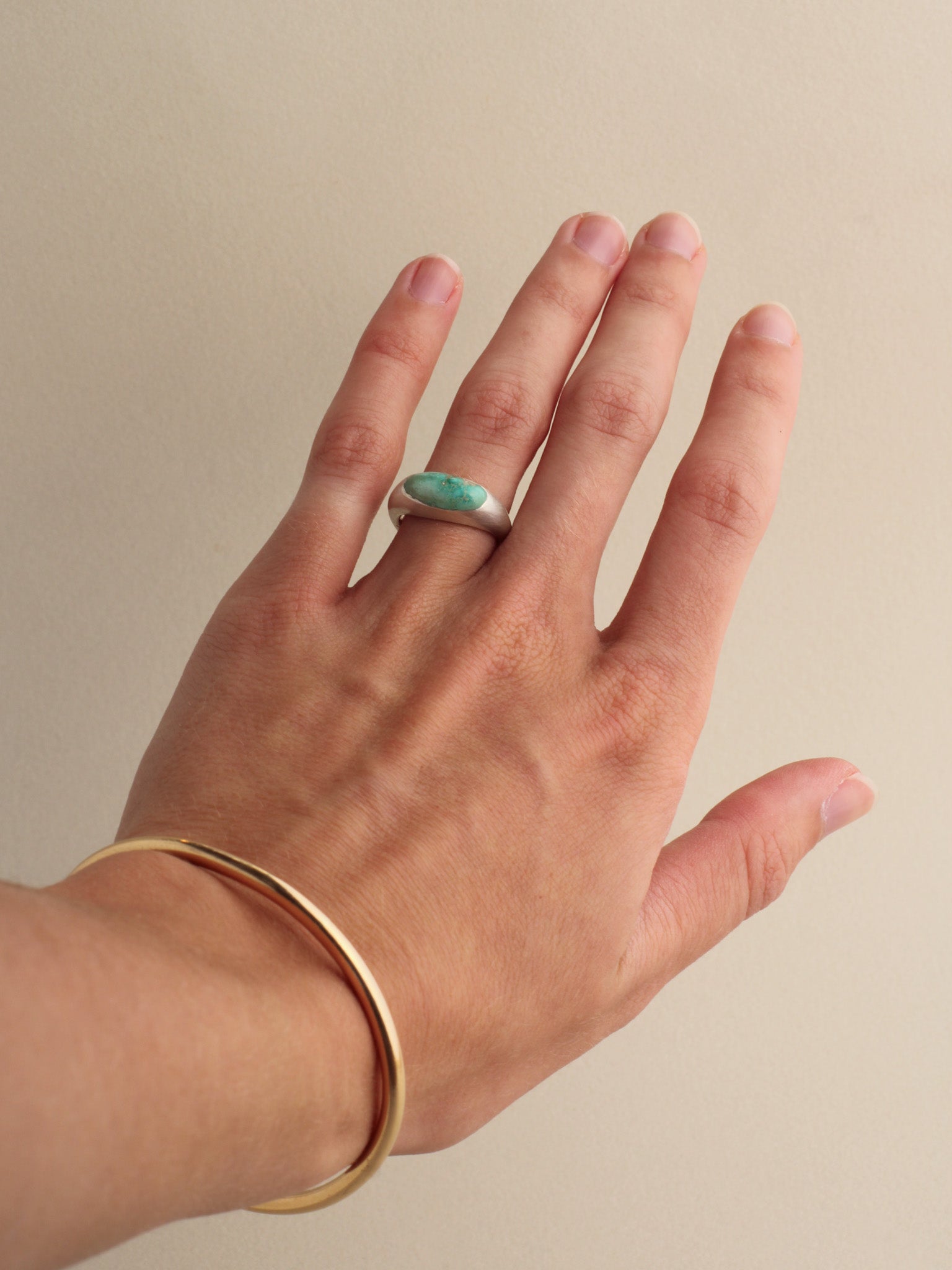 Turquoise Cabochon Ring