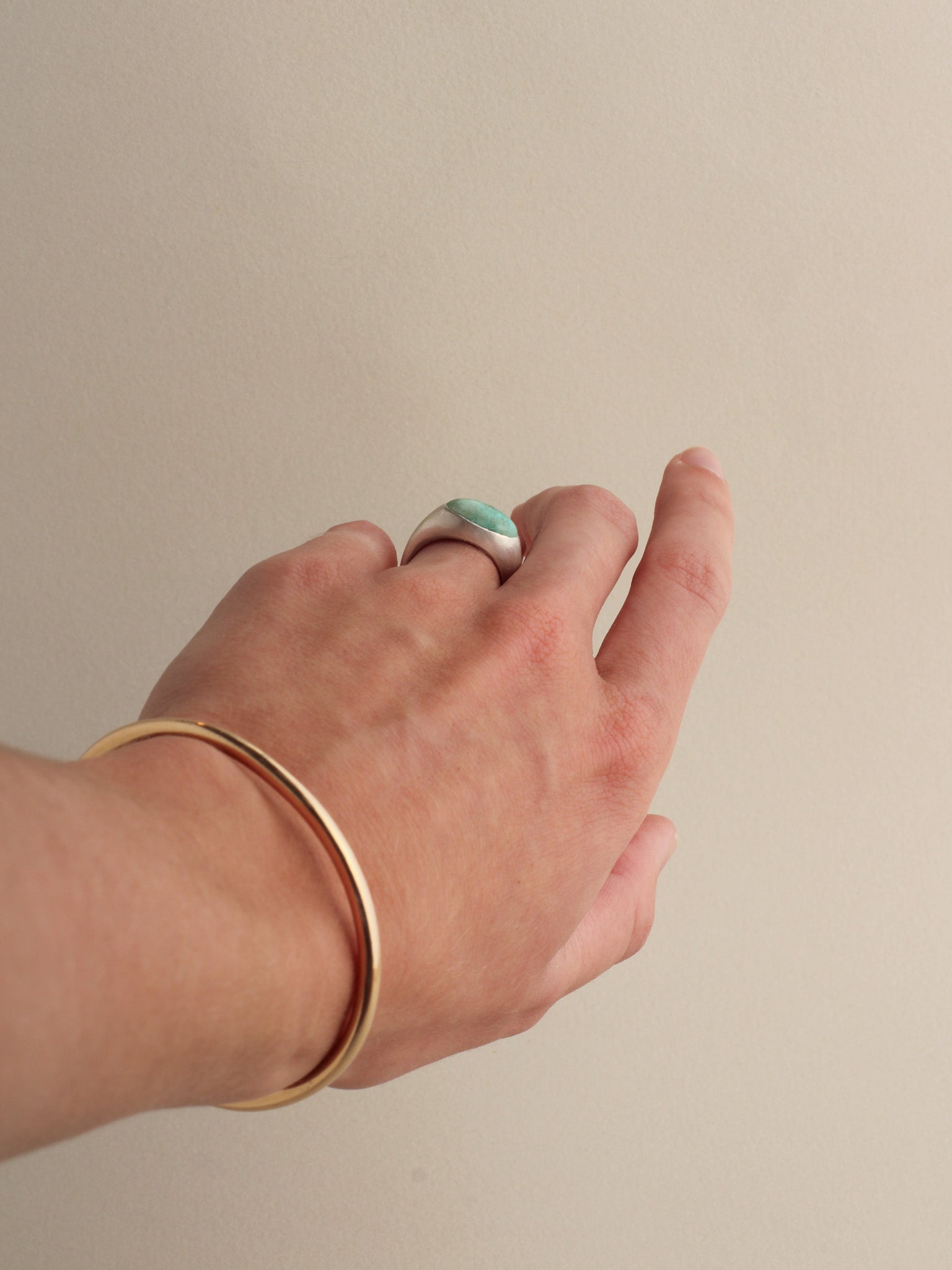 Turquoise Cabochon Ring
