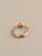 Champagne Diamond in Peach Gold