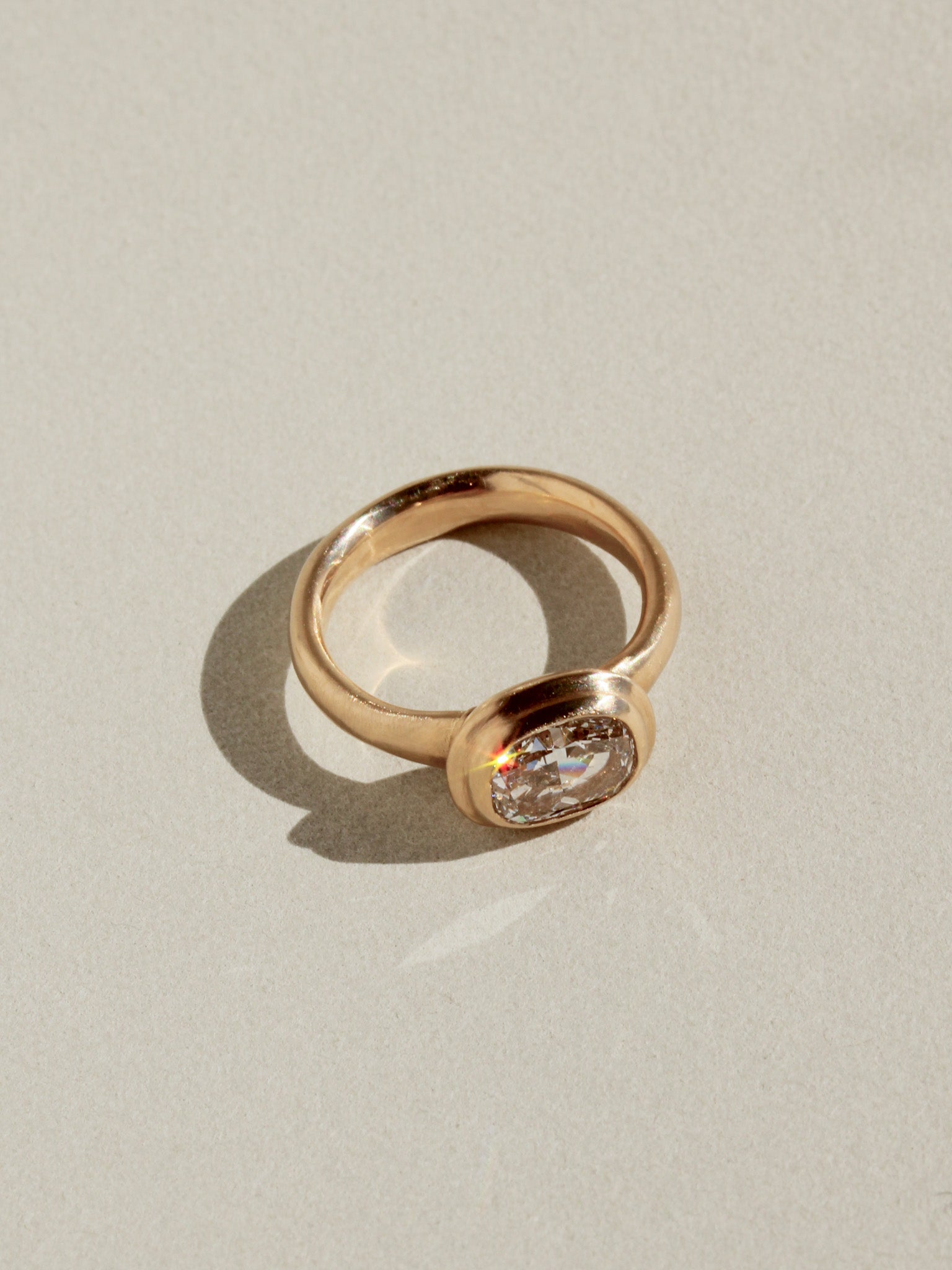 The Relic Ring | Cushion in 18k Yellow