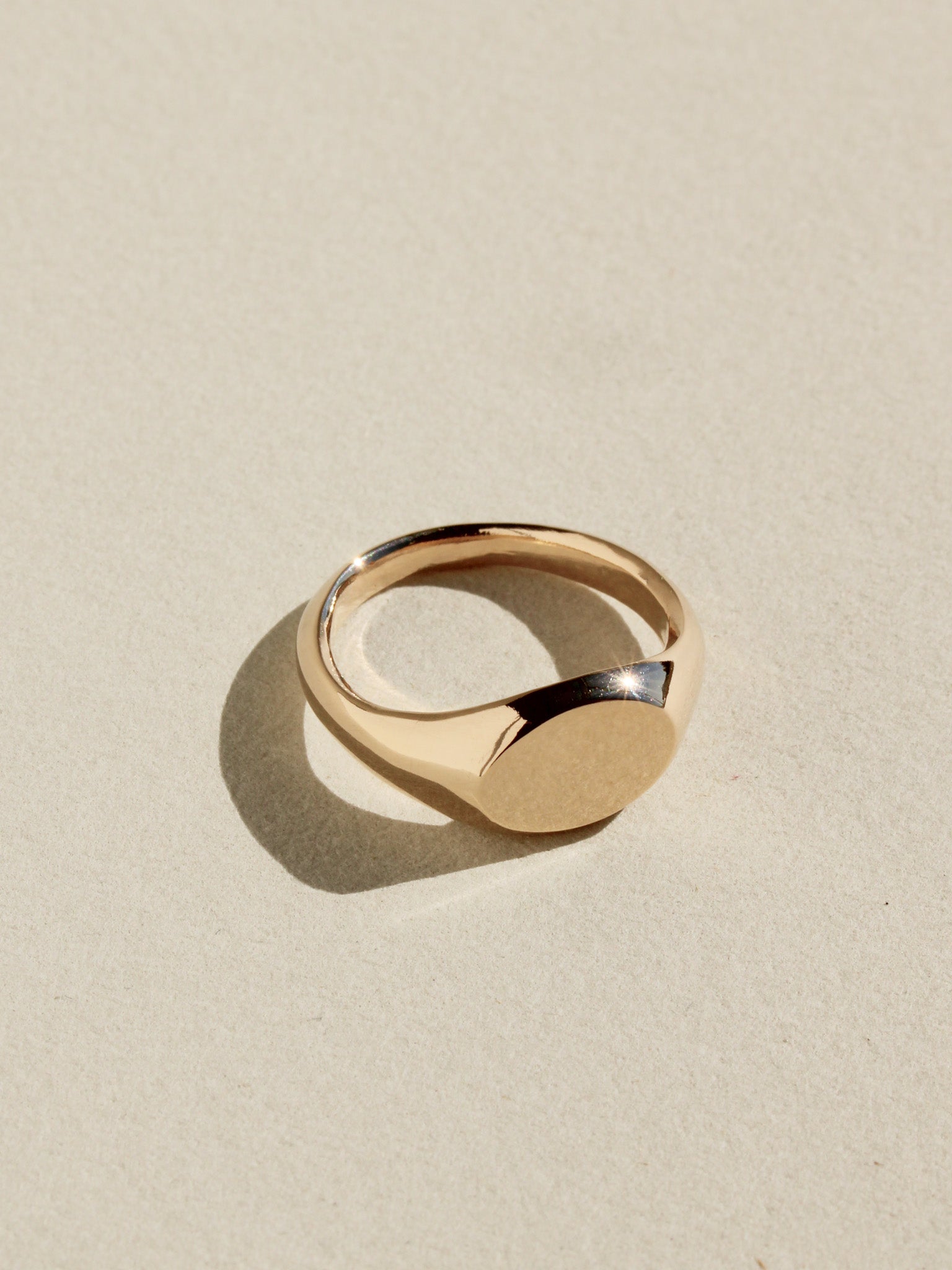 Sculpted Signet Ring